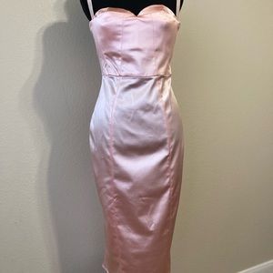 Elisabetta Franci Shape Rose Midi Dress